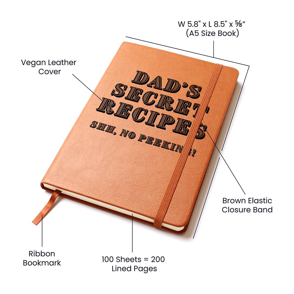 Dad's Secret Recipes Journal