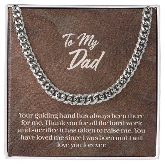 Cuban Link Necklace Father's Day