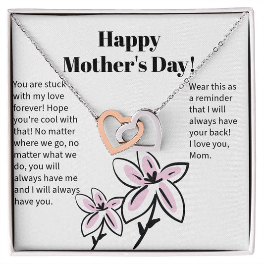 Mother's Love Two Hearts Necklace