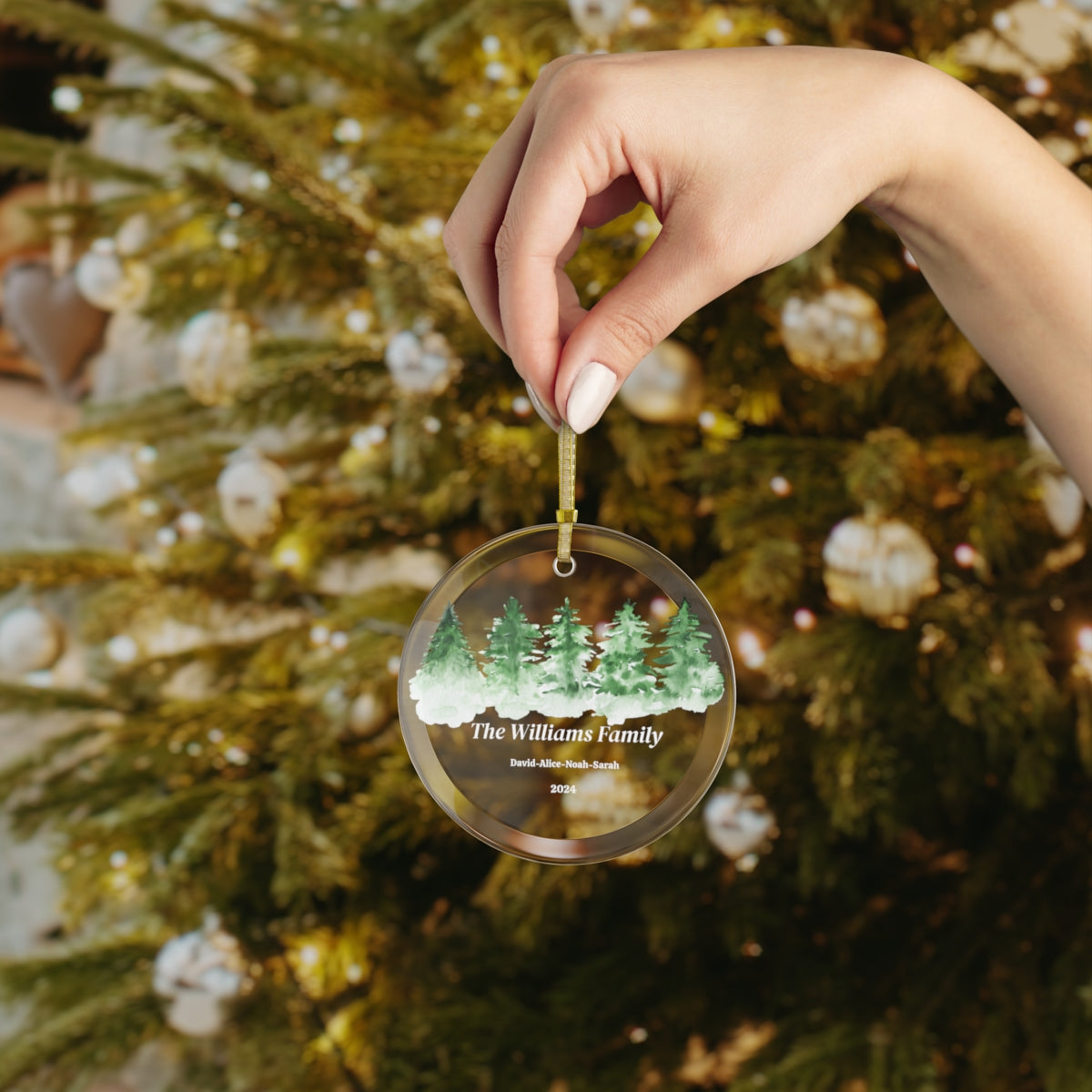 Family Christmas Ornament • 2024 Christmas Tree Ornament